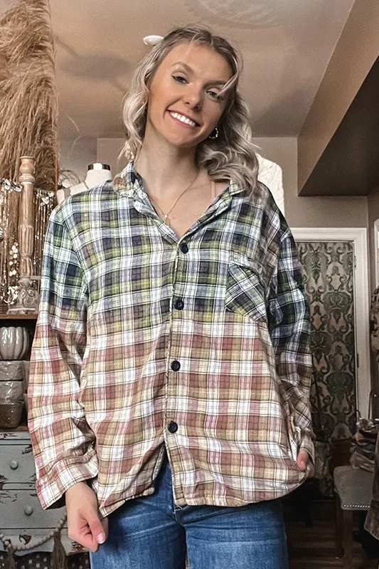 1HG Vintage Buttons Flannel
