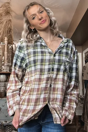 1HG Vintage Buttons Flannel