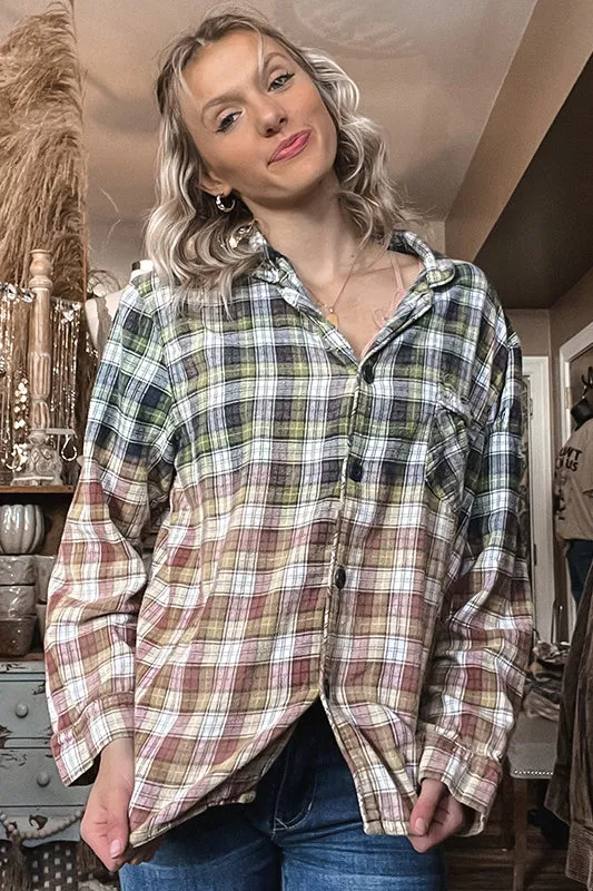 1HG Vintage Buttons Flannel