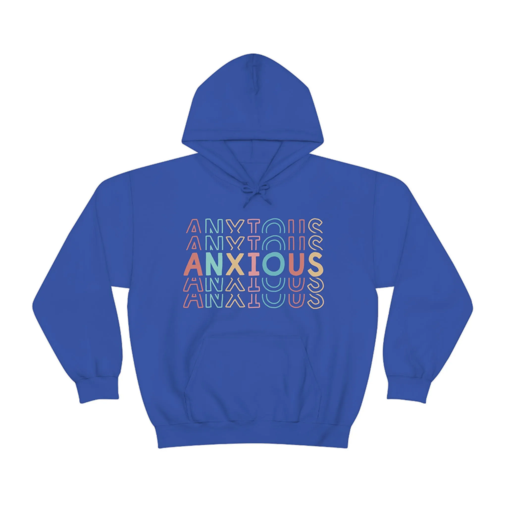 Anxiety Sweatshirt Hoodie | Mental Health Gift For Mom | Anxiety Shirt | Anxiety Gift For Her | Unisex Hooded Sweatshirt