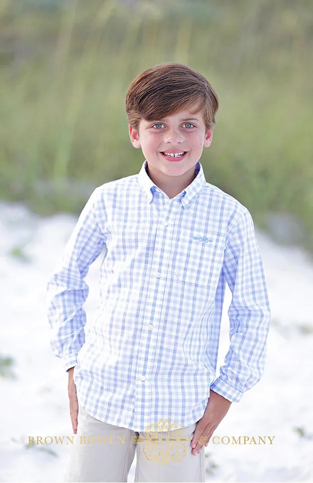 Bowen Arrow Button Down – Waterfront Park Plaid