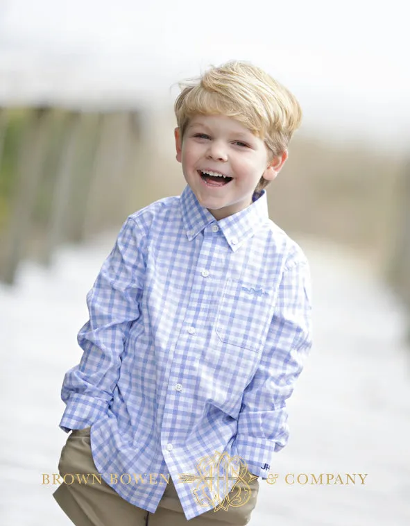Bowen Arrow Button Down – Waterfront Park Plaid