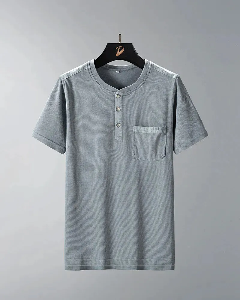 Dionos Waffle Knit Henley