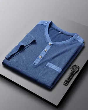 Dionos Waffle Knit Henley