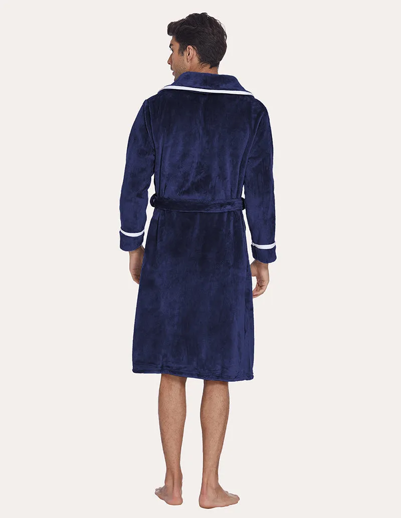 Ekouaer Men Flannel Robe (US Only)