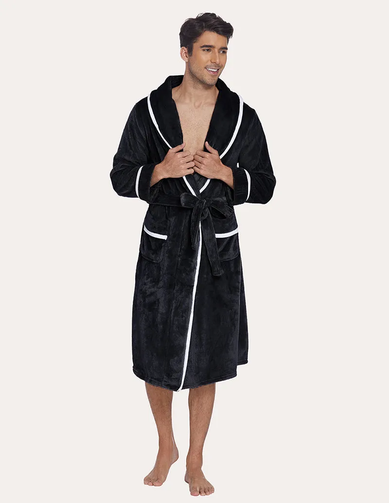 Ekouaer Men Flannel Robe (US Only)