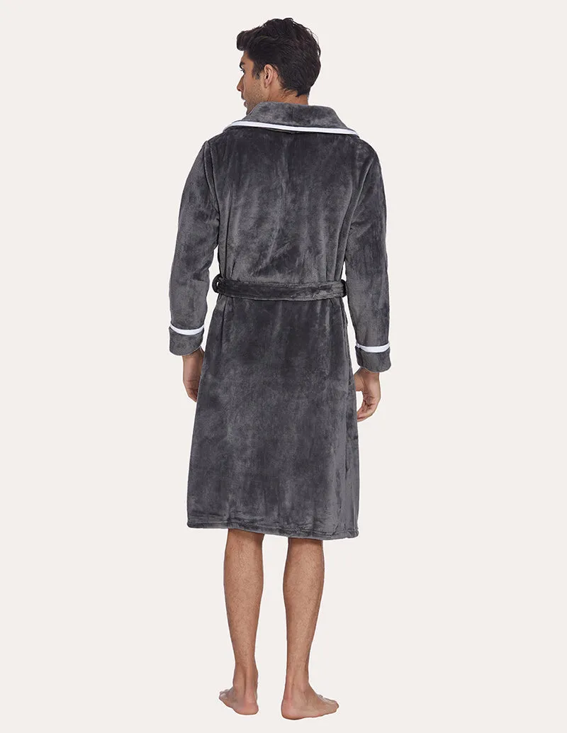 Ekouaer Men Flannel Robe (US Only)