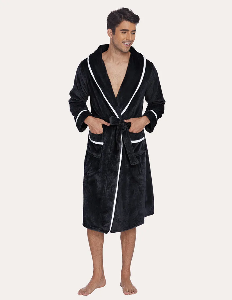 Ekouaer Men Flannel Robe (US Only)