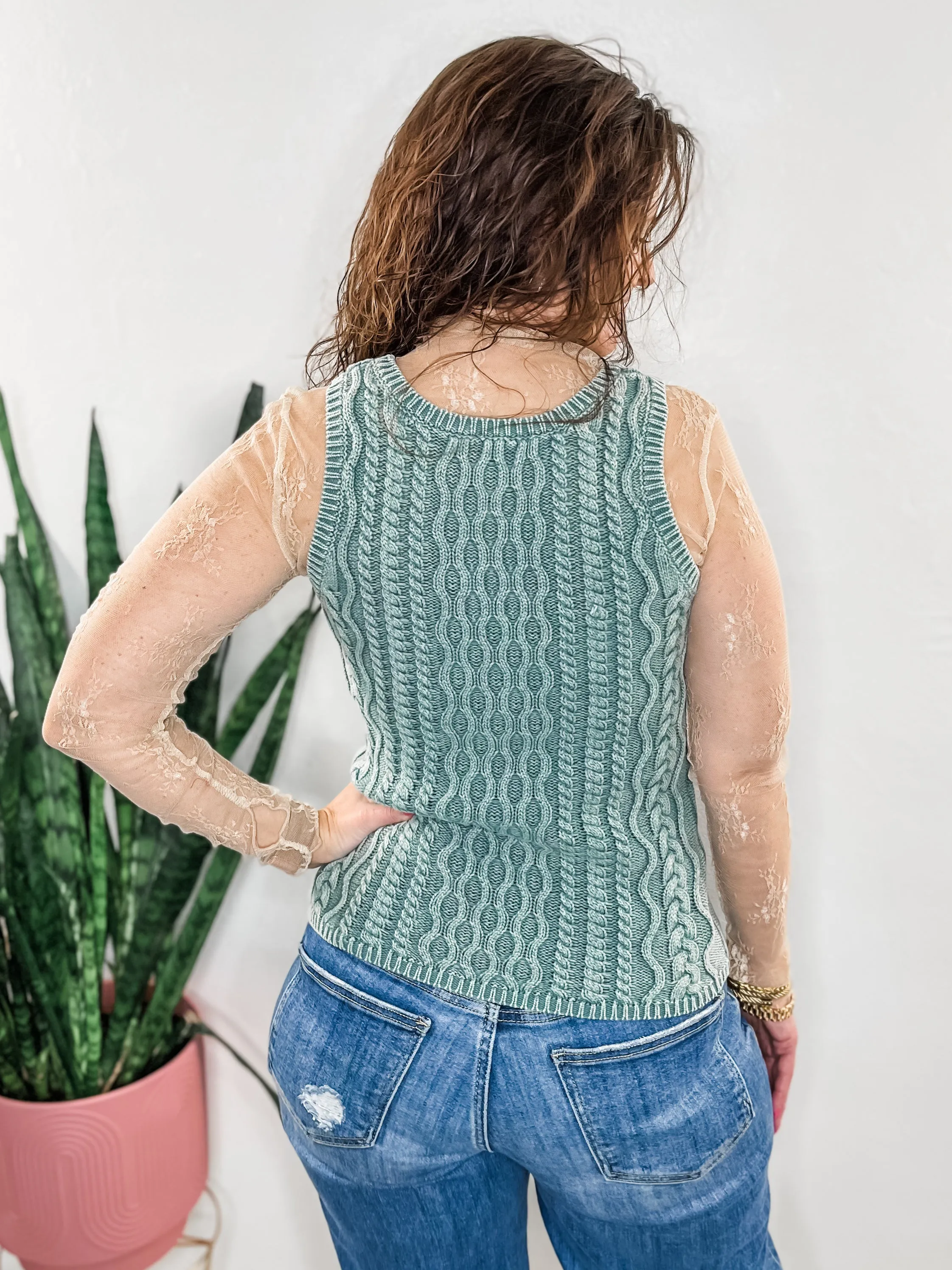 Jade Tank Sweater