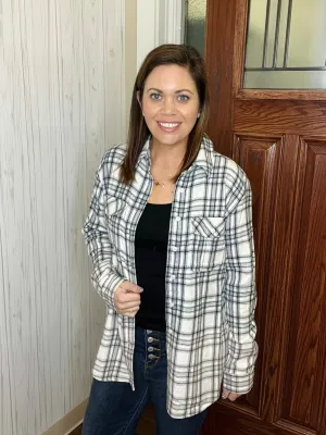 Pair This Flannel In Gray/Ivory