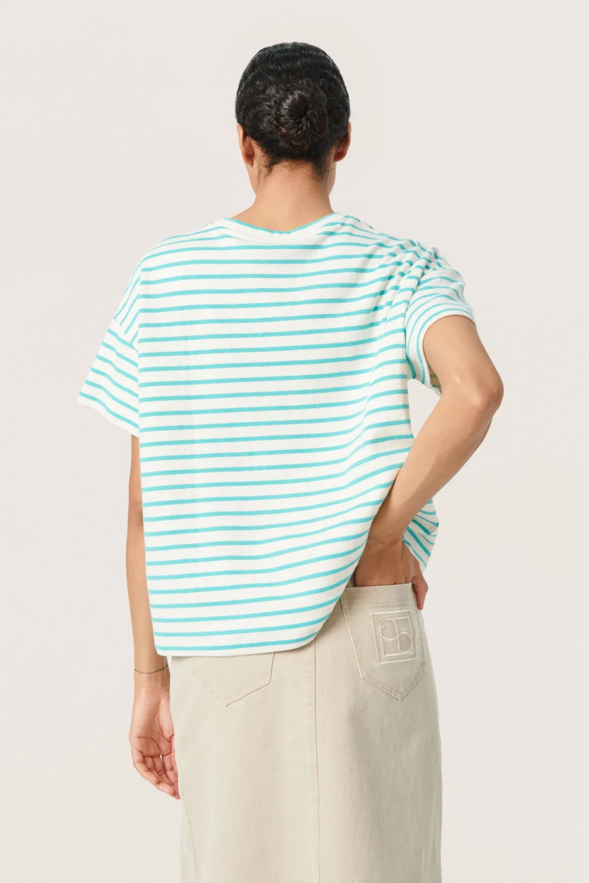 T-shirt Ingo boxy turquoise
