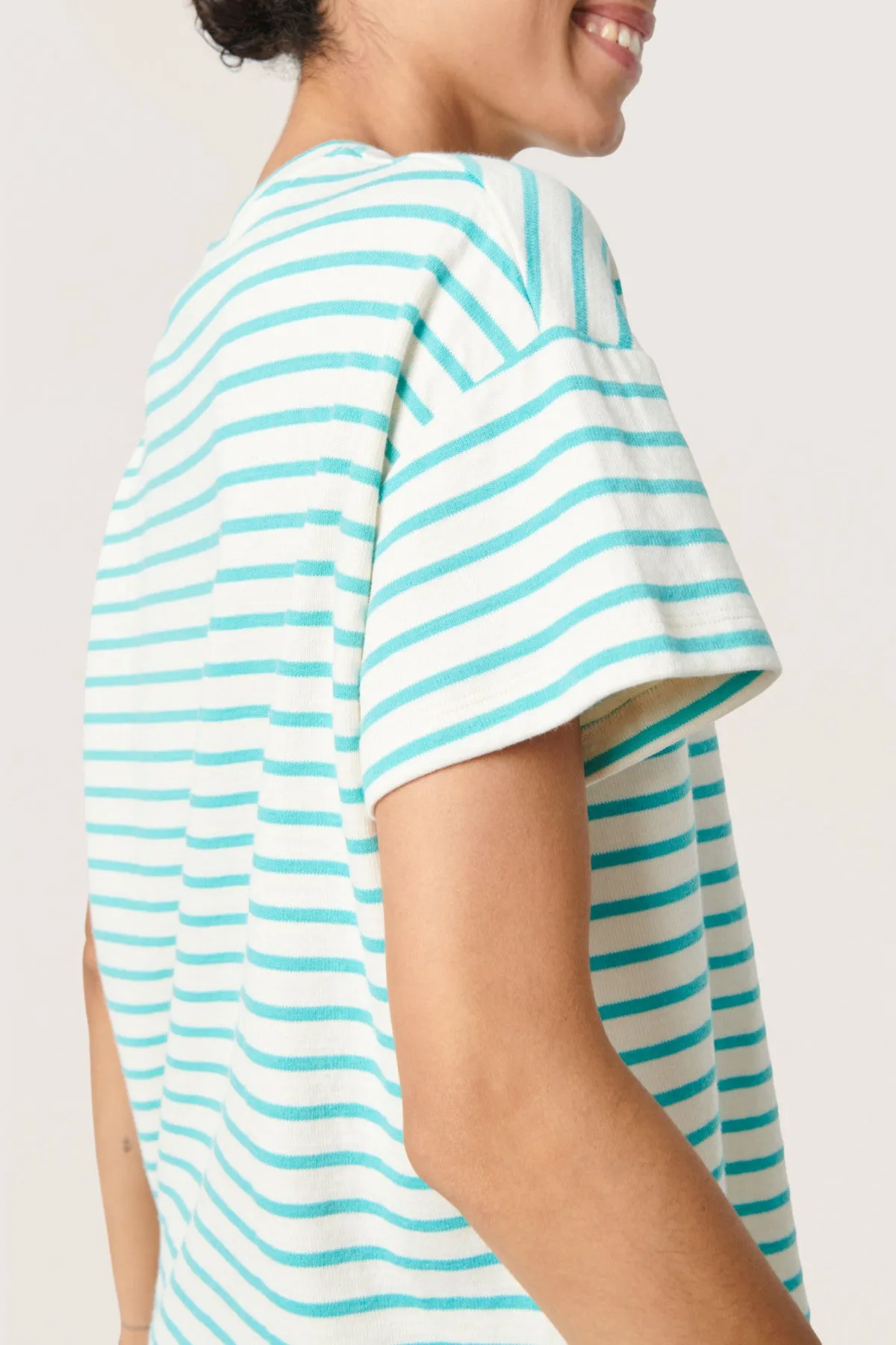 T-shirt Ingo boxy turquoise