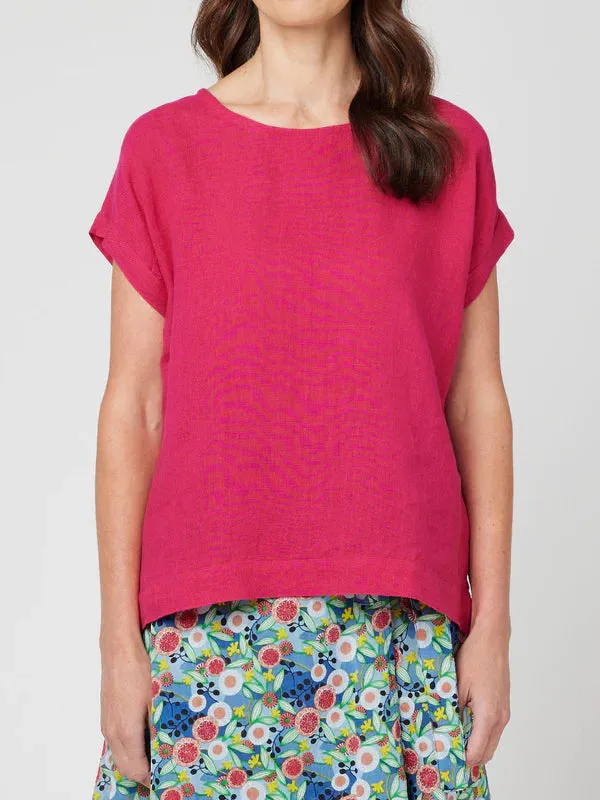 VICKY LINEN TOP