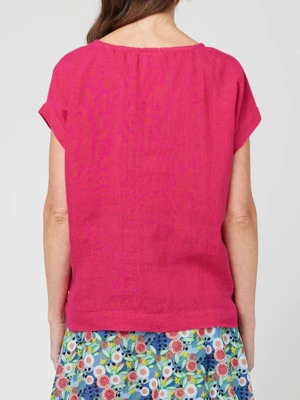 VICKY LINEN TOP